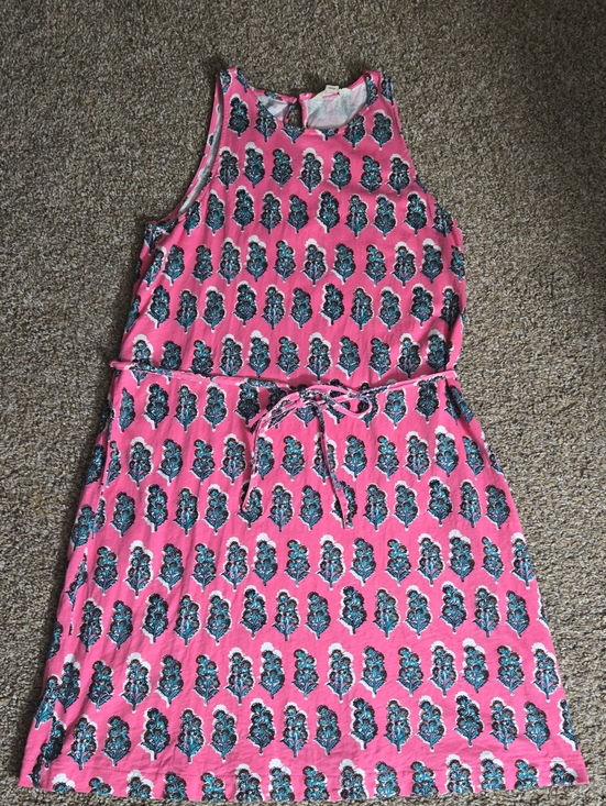 Boden Dresses & Skirts - Boden Pink Floral Tank Dress, Cotton